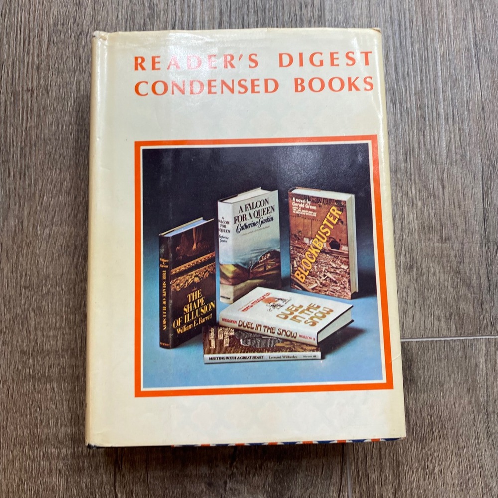 Vintage Readers Digest Condensed Books 1972 Hardcover A Falcon for‎ a Queen Gilt